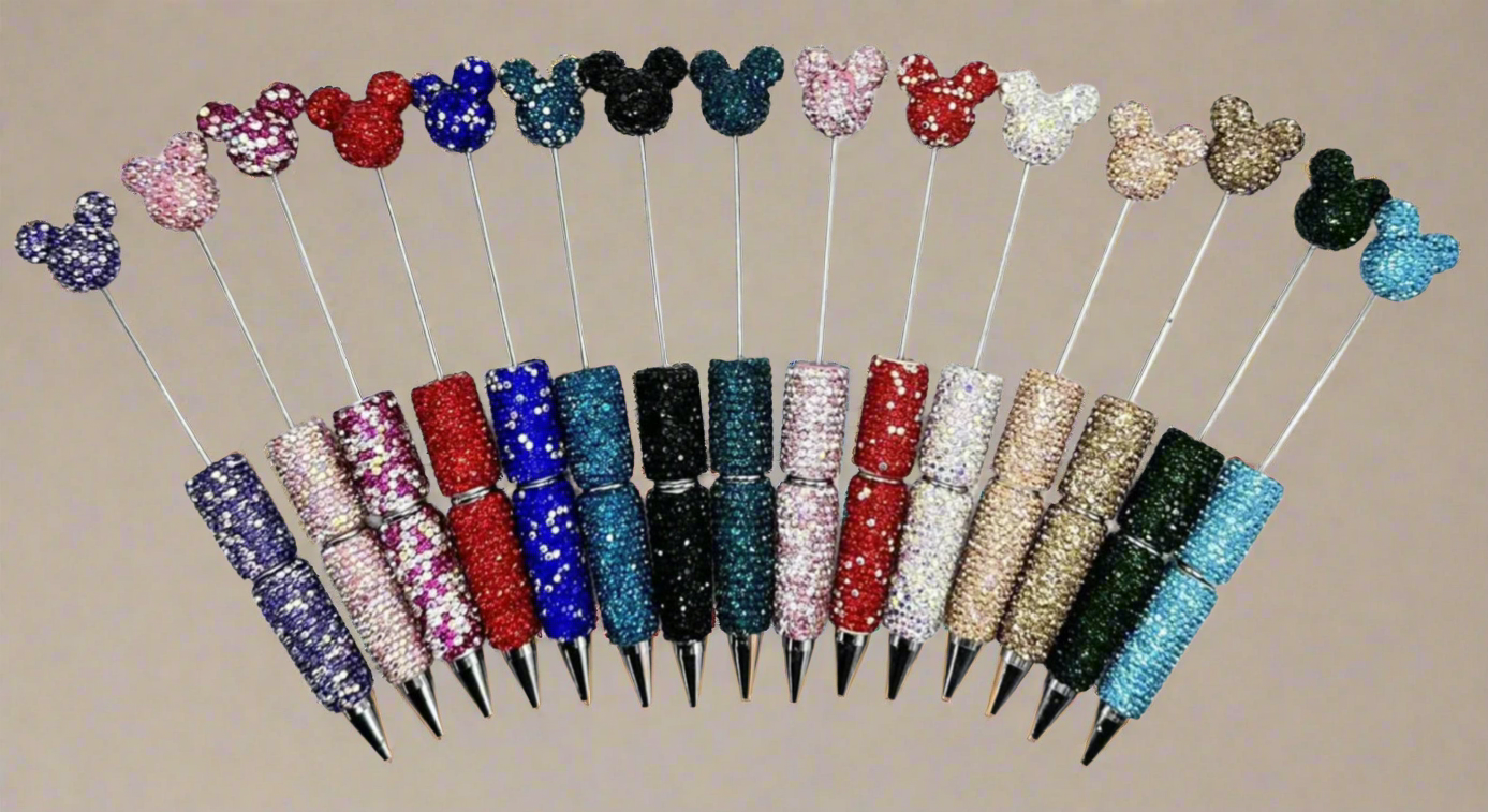 Rhinestone Mouse Pen (Beadable)