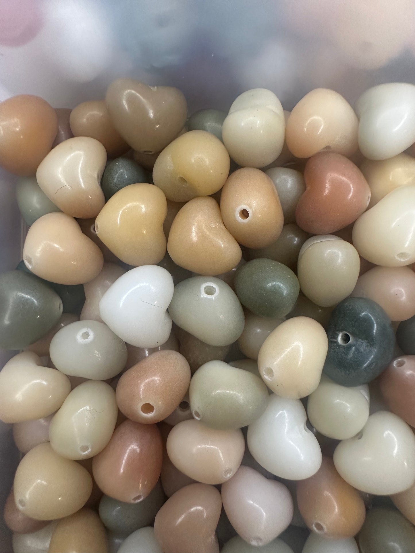Bodhi Heart Beads (10pcs)