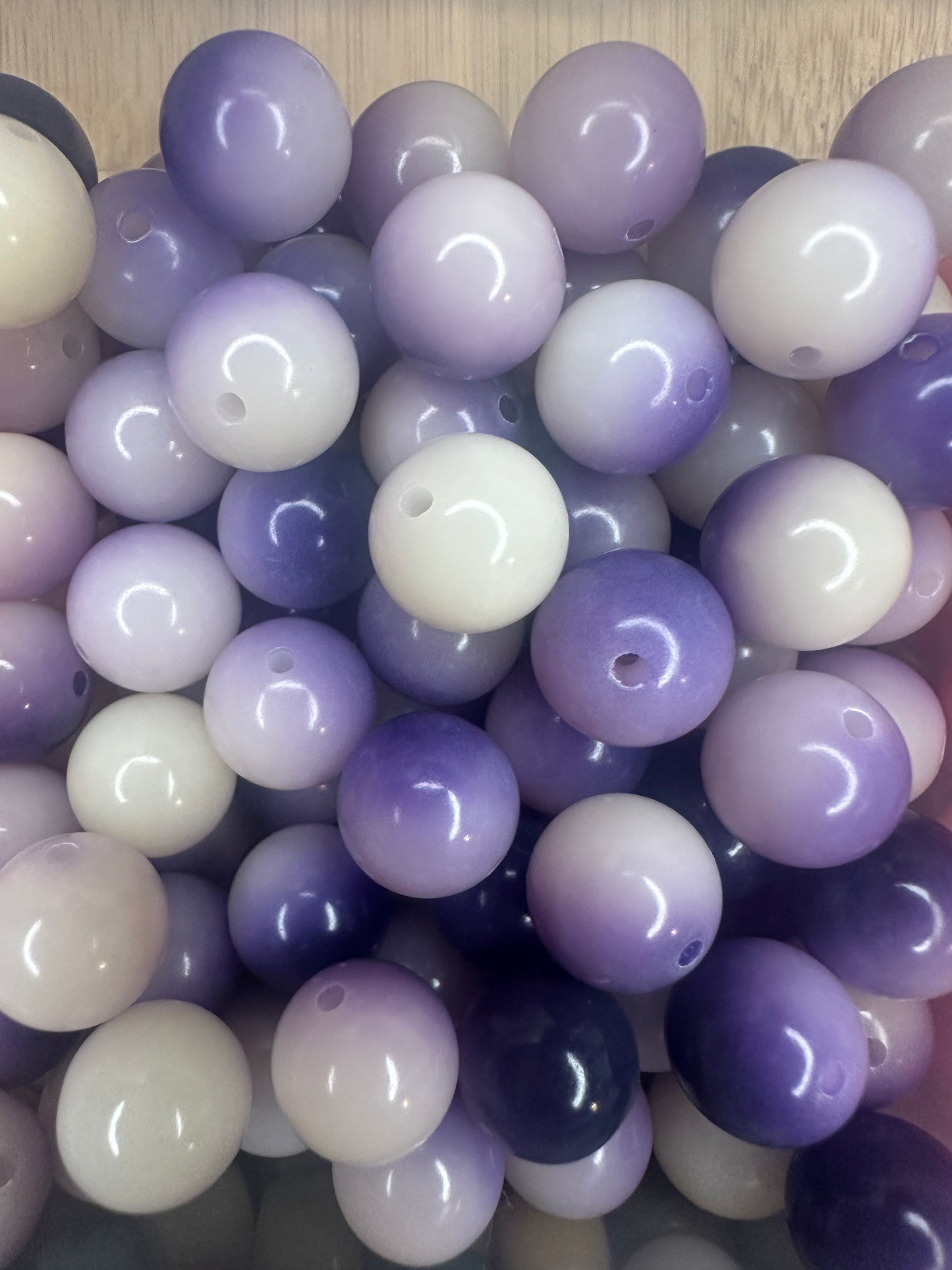 Bodhi Beads Purple Two Tone (20pcs)