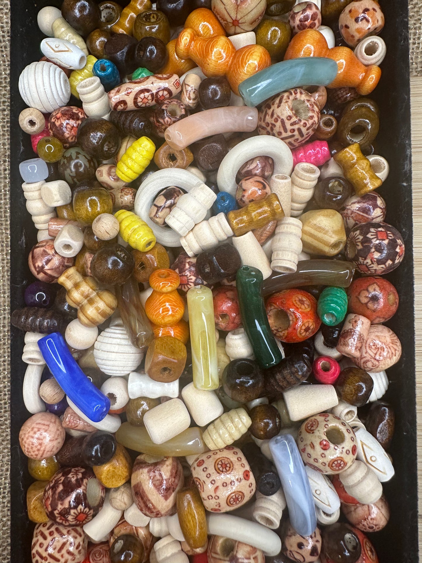 Wooden Bodhi Bead Accessory Mix