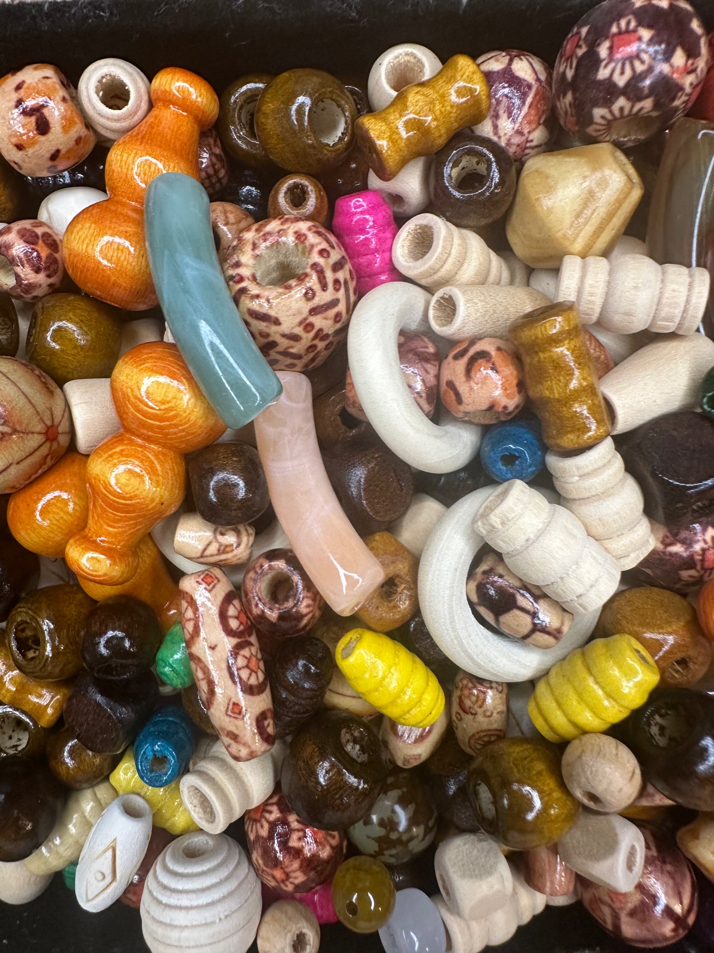 Wooden Bodhi Bead Accessory Mix