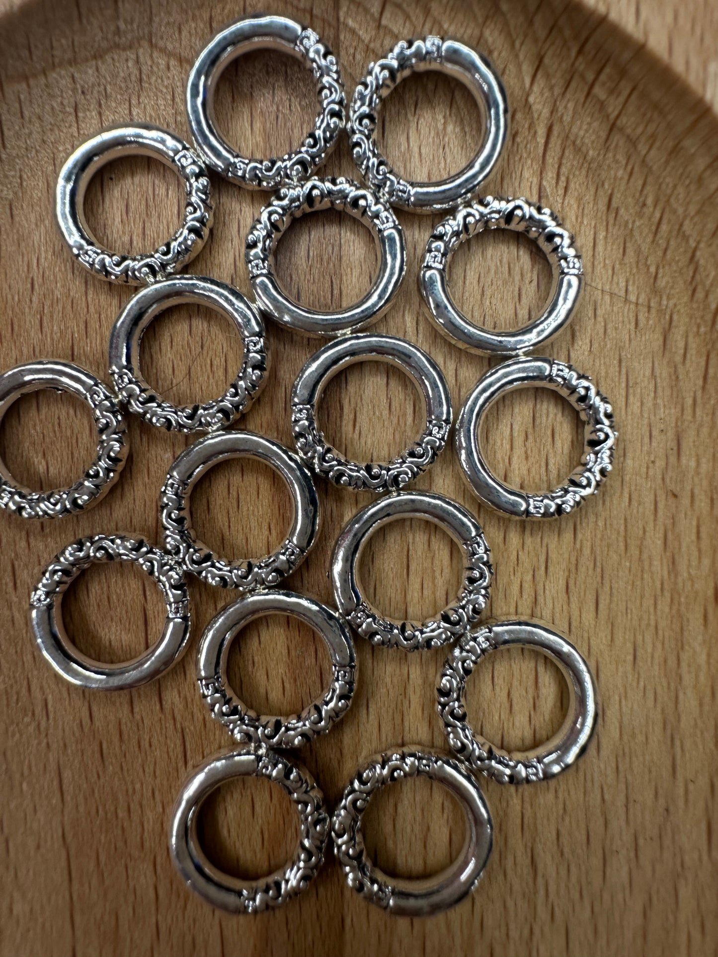 Silver Bracelet Ring Accessory (5pcs)