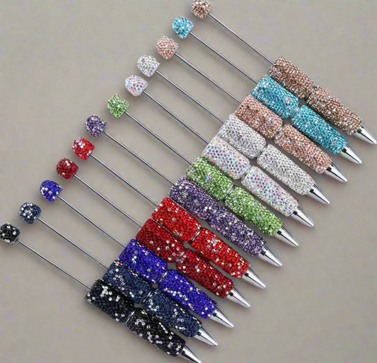 Beadable Rhinestone Pen (Solid Colour)