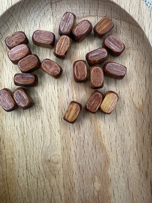 Wooden Bead Spacers (10pcs)
